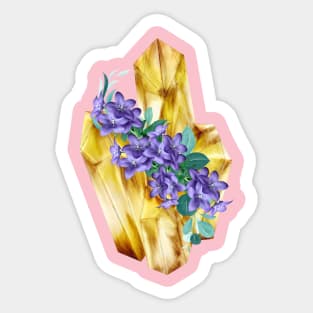 Crystal Magic Citrine Sticker